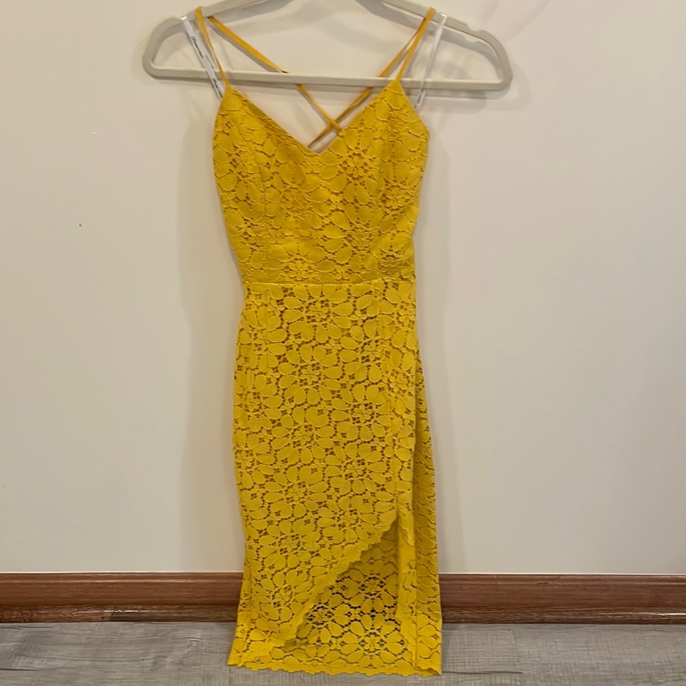 Revolve Skylight Dress in Sunflower